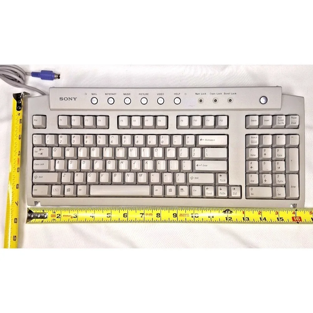 Sony Wired Internet Keyboard PCVA-KB1P/UB PS/2